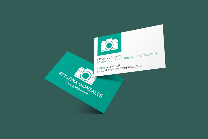 Business Cards for Krystina Gonzales Photography