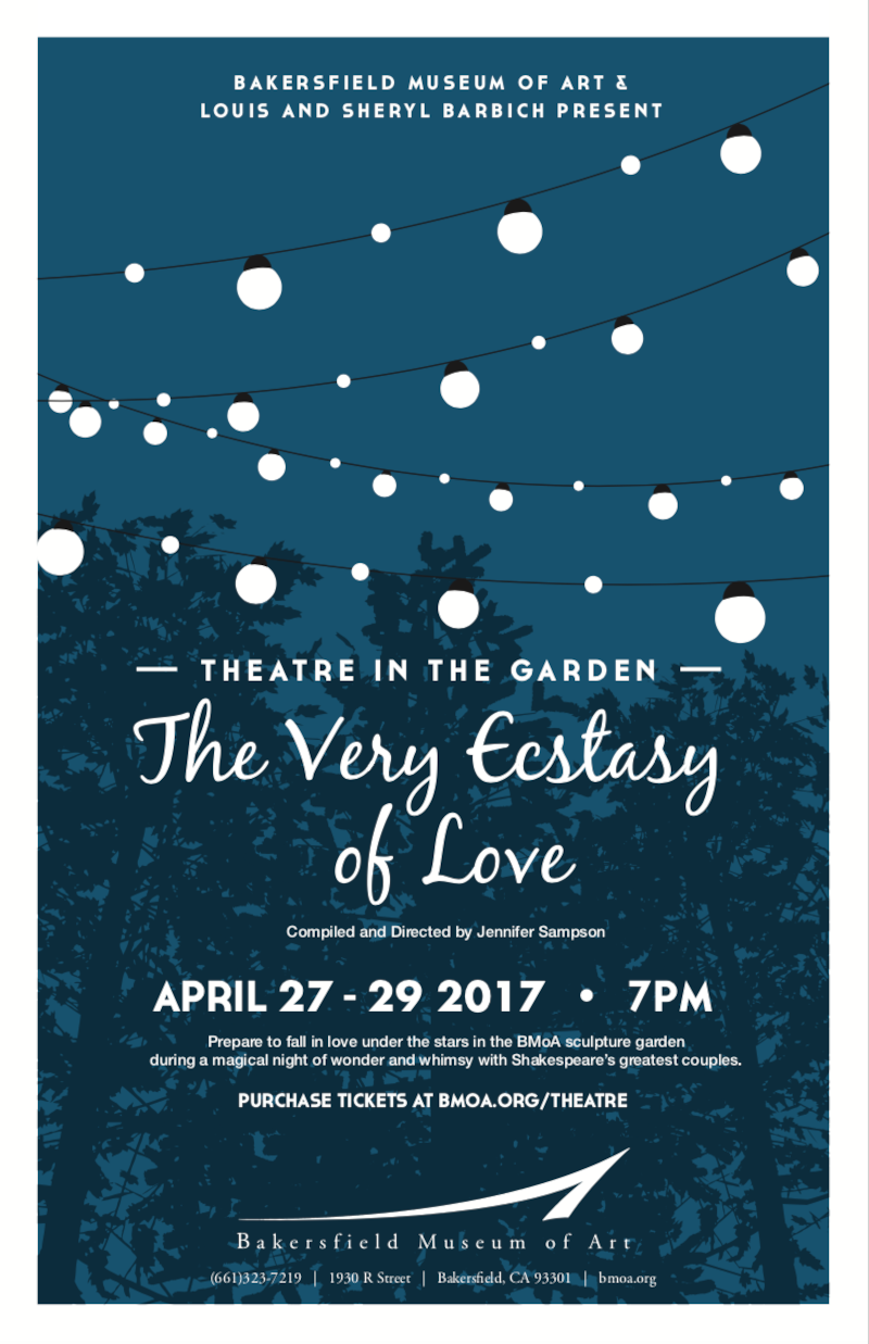 Theatre in the Garden flyer